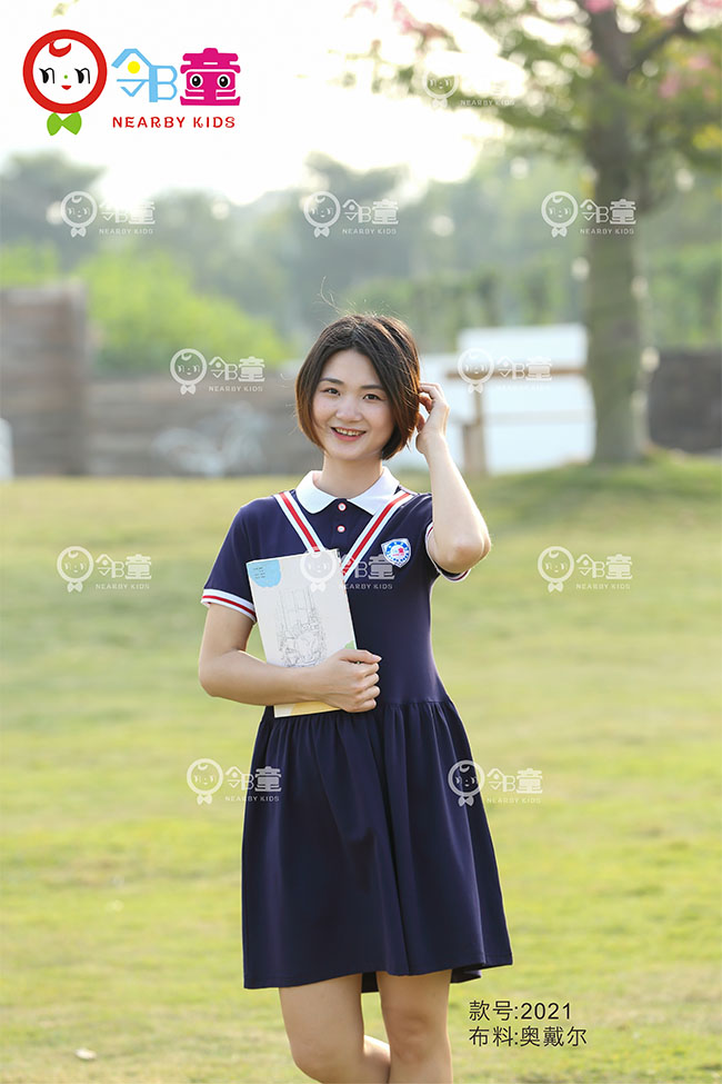 欧美幼儿园园服，最新时尚夏季礼服教师园服